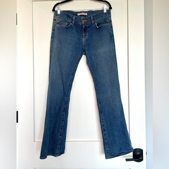 J Brand Denim Straight Leg Dark Wash Cotton Stretch Jeans Size 30 - Picture 10 of 10